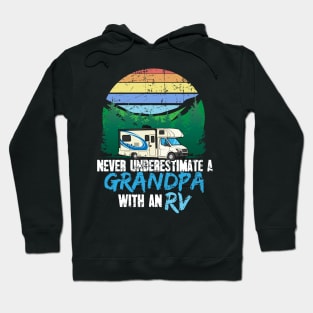 Never Underestimate A Grandpa With An RV Hoodie